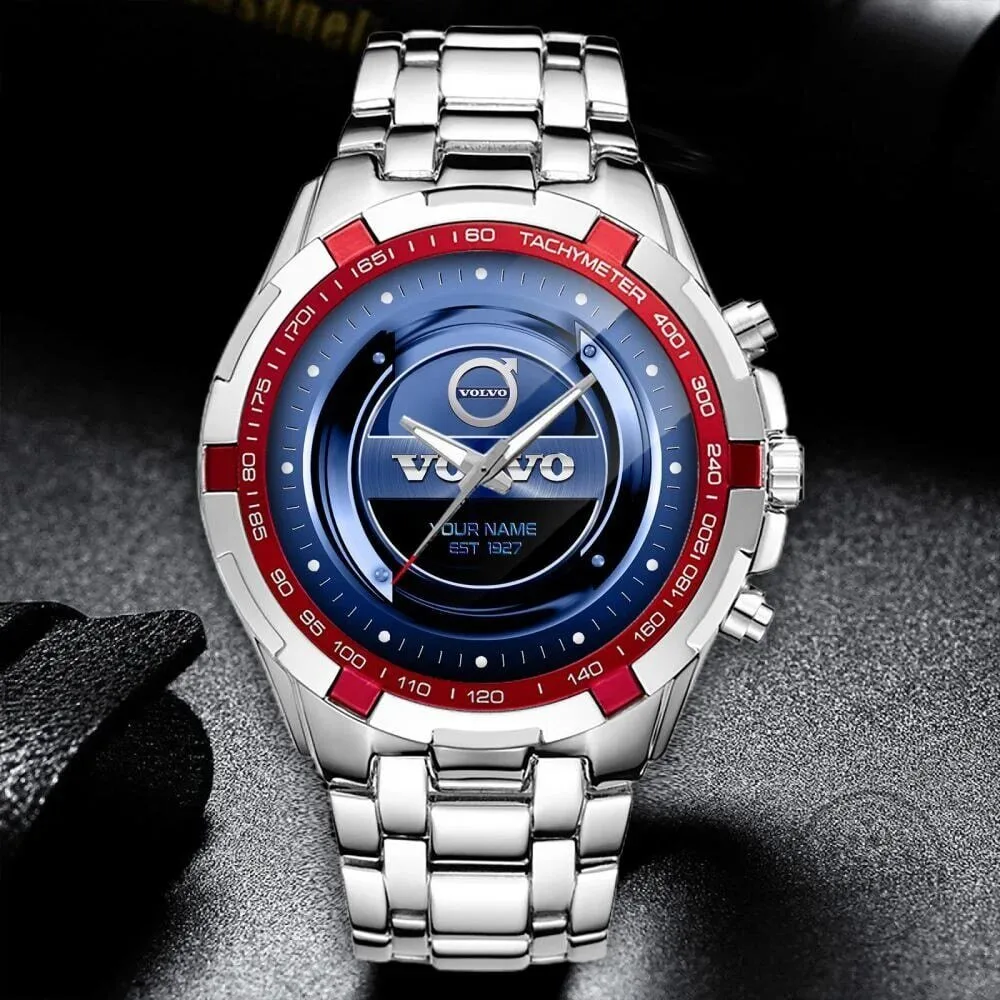Volvo Personalized Stainless Steel Chronograph Watch