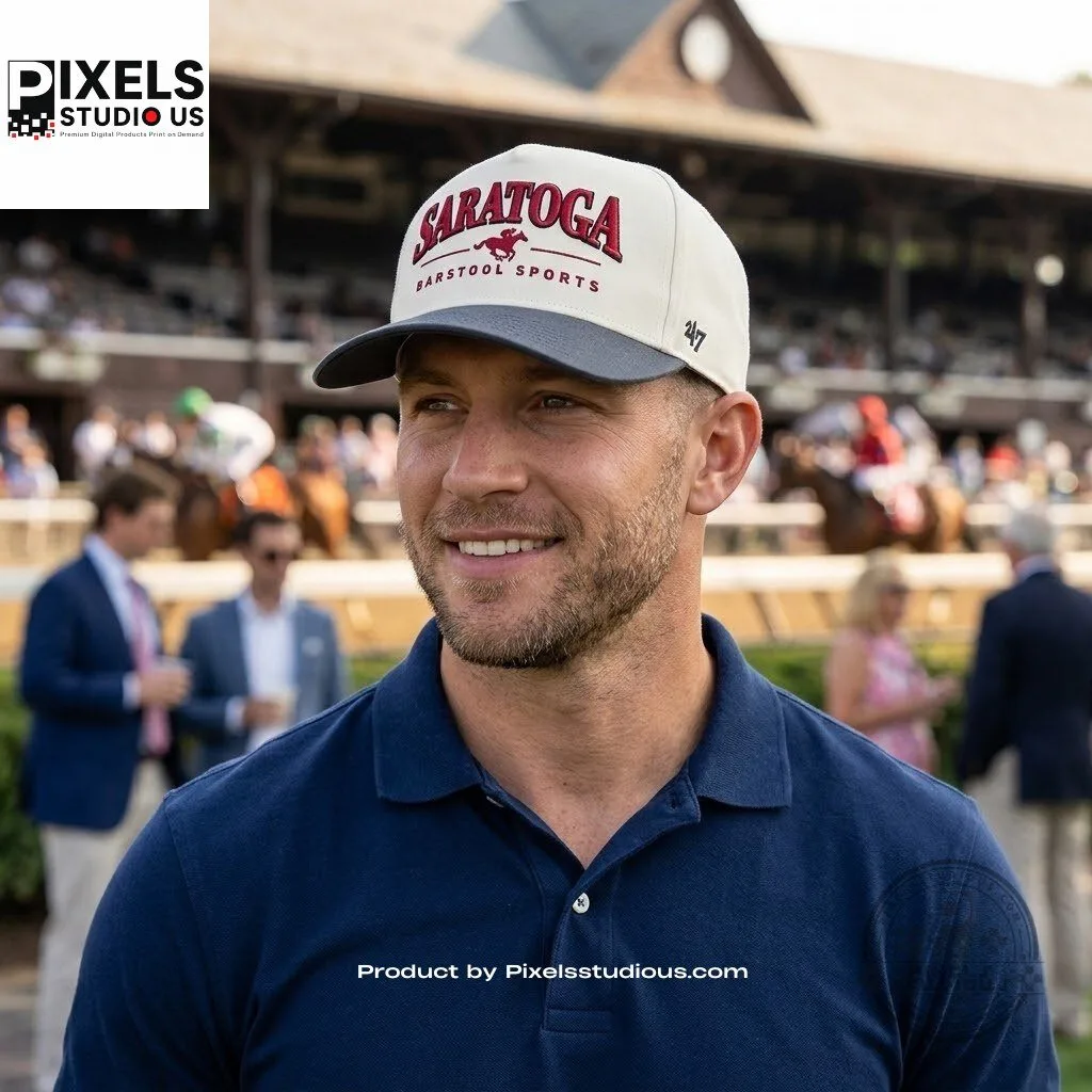 Dave Portnoy Saratoga x Barstool Sports 47 Hitch Cap 5 Dave Portnoy Saratoga x Barstool Sports 47 Hitch Cap 3D shirt or sports jersey with all-over print design