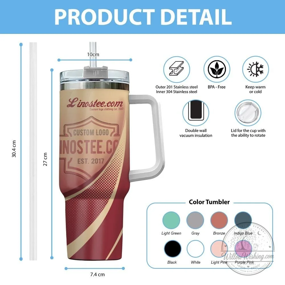 Skoda Custom Name 40oz Tumbler with Handle and Straw 5 Skoda Custom Name 40oz Tumbler with Handle and Straw