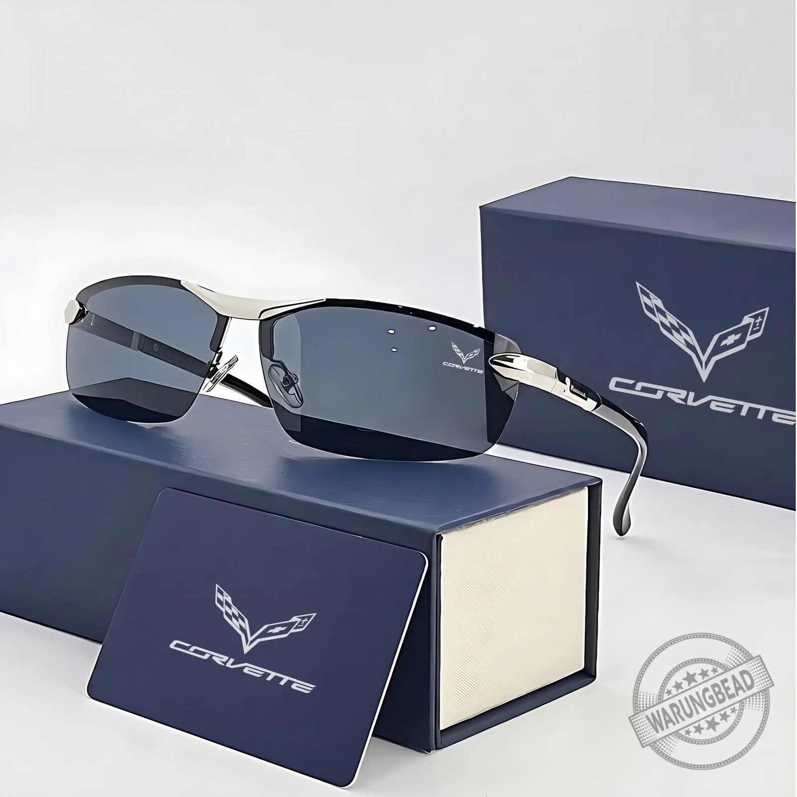 Corvette Sport Design Polarized Men's Sunglasses with UV Protection 10 Corvette Sport Design Polarized Men