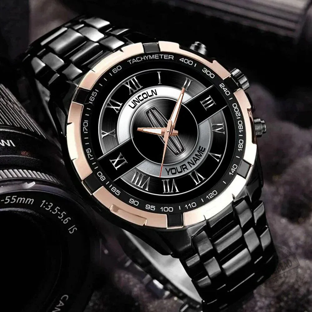 Elegant Fashion Design Watch by Lincoln Motor Company with Custom Name Options 8 Elegant Fashion Design Watch by Lincoln Motor Company with Custom Name Options