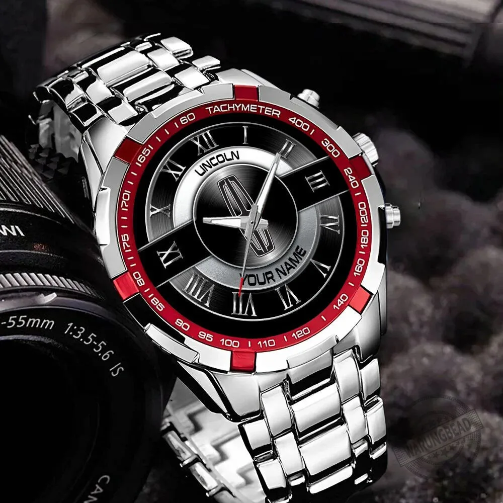 Elegant Fashion Design Watch by Lincoln Motor Company with Custom Name Options 9 Elegant Fashion Design Watch by Lincoln Motor Company with Custom Name Options