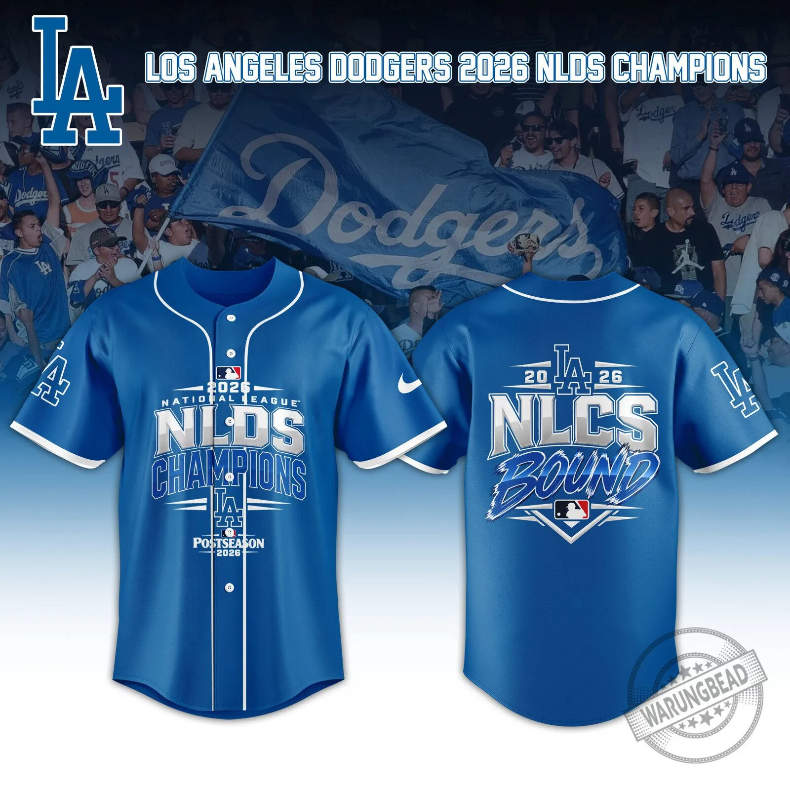 Los Angeles Dodgers 2026 NLCS Bound National League Baseball Jersey