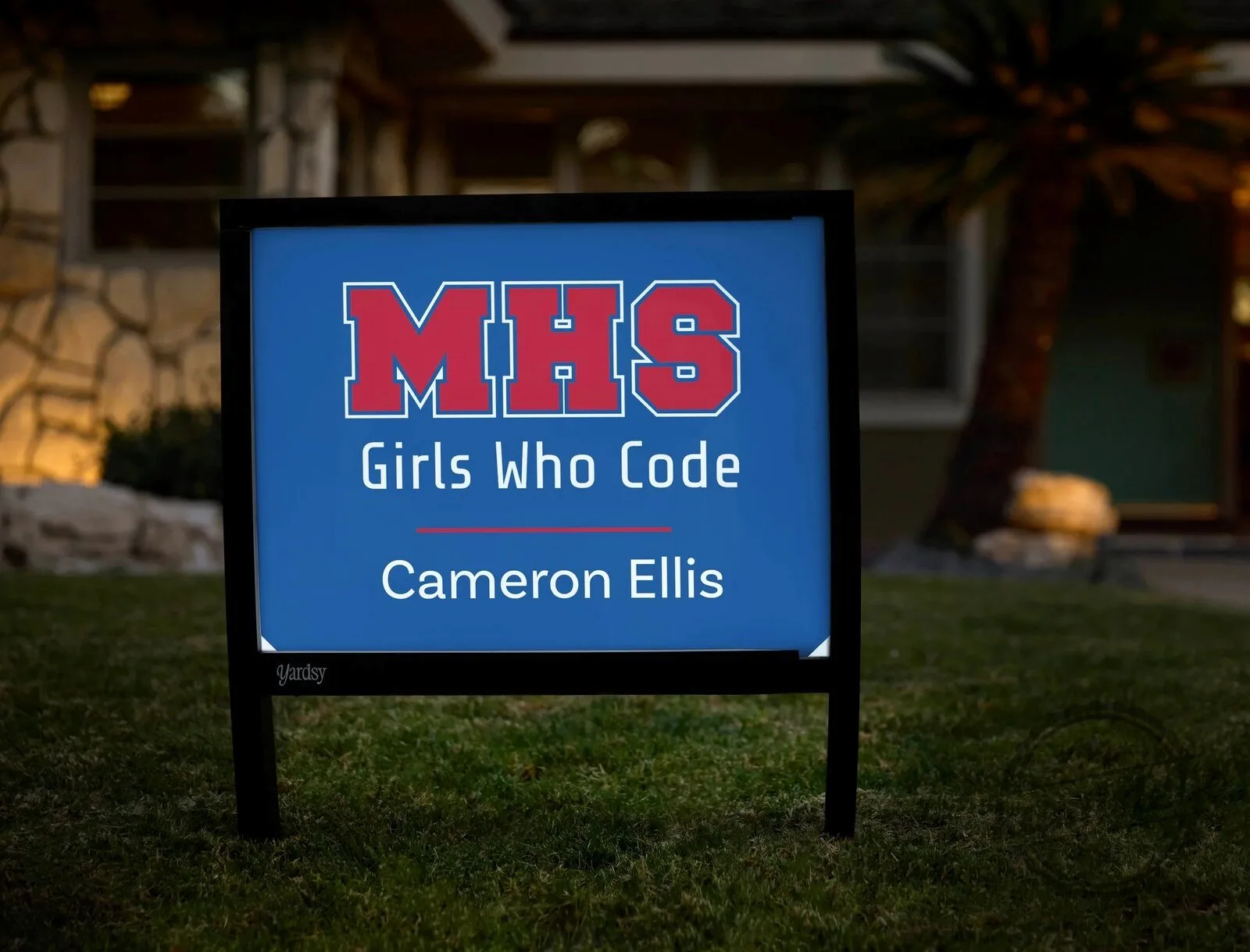 Midway High School Girls Who Code Custom Yard Sign with Personalized Name 6 Midway High School Girls Who Code Custom Yard Sign with Personalized Name