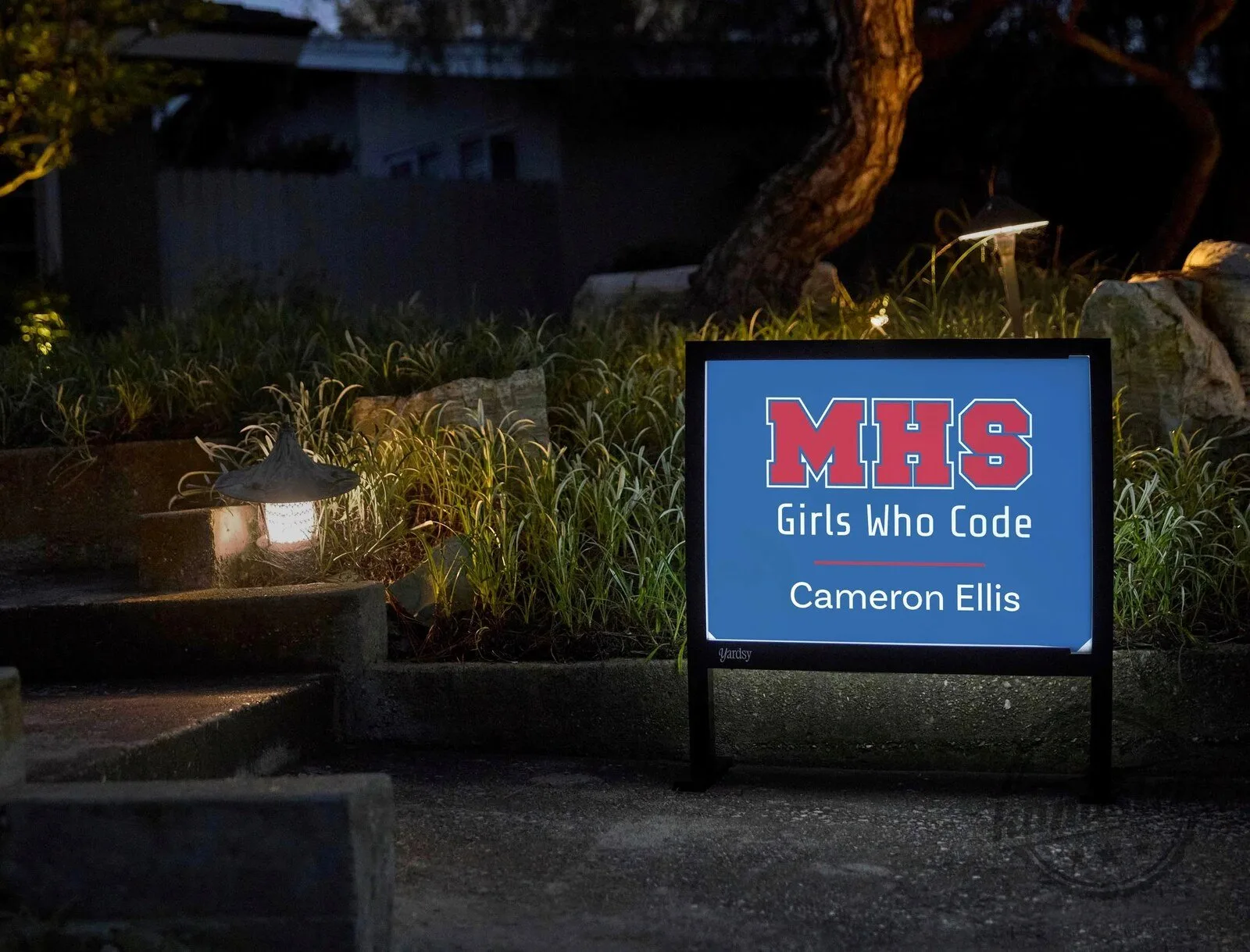 Midway High School Girls Who Code Custom Yard Sign with Personalized Name 8 Midway High School Girls Who Code Custom Yard Sign with Personalized Name