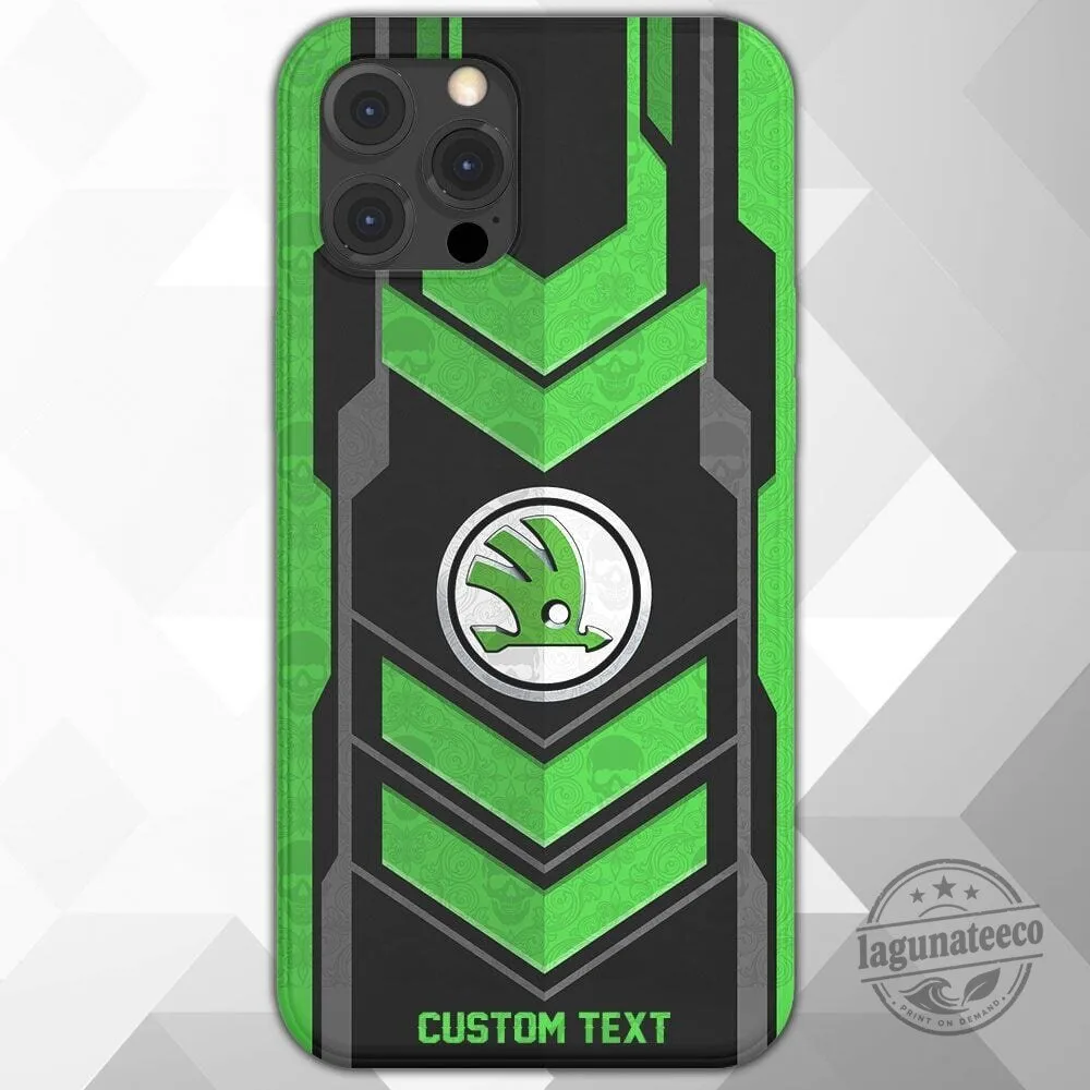 Skoda Custom Name Phone Case For All iPhone and Samsung Models