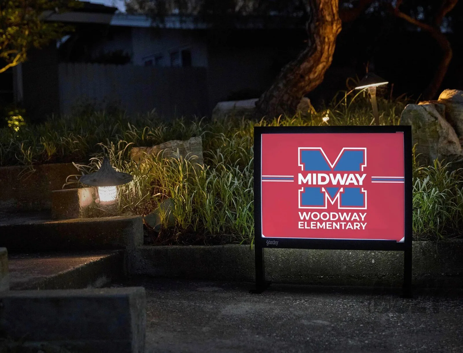 Midway Woodway Elementary School Custom Yard Sign 8 Midway Woodway Elementary School Custom Yard Sign