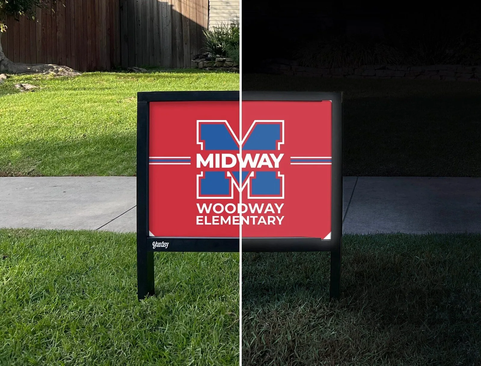 Midway Woodway Elementary School Custom Yard Sign 9 Midway Woodway Elementary School Custom Yard Sign