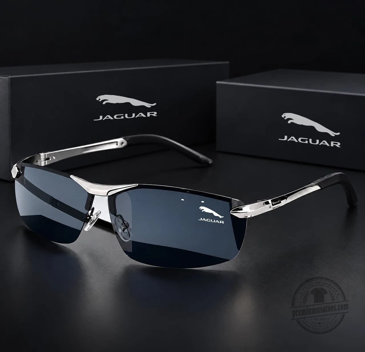 Men's Polarized Sunglasses with UV Protection from Jaguar Sport Design