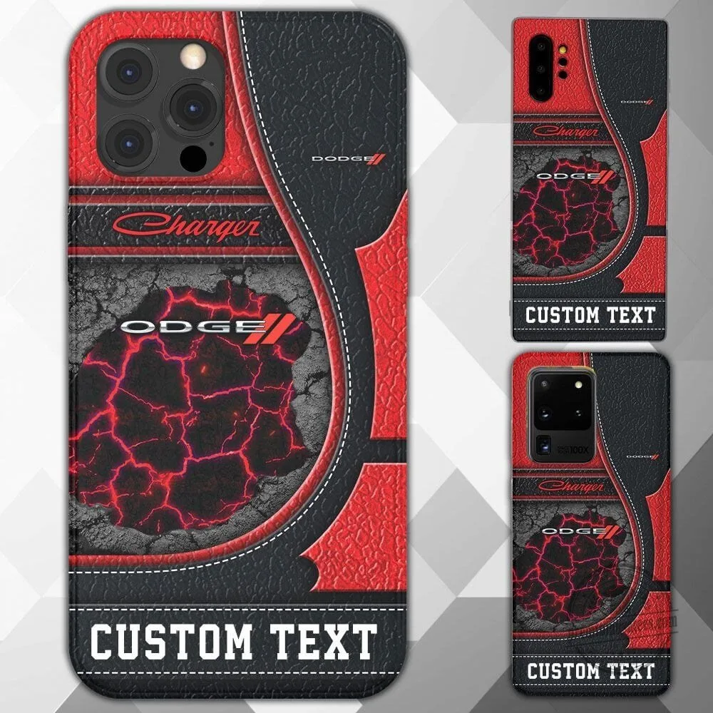 Dodge Charger Custom Text Red and Black Design Phone Case for All Models 2 Dodge Charger Custom Text Red and Black Design Phone Case for All Models