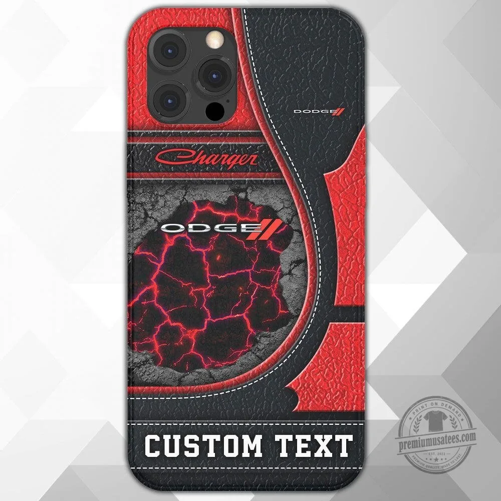 Dodge Charger Custom Text Red and Black Design Phone Case for All Models 3 Dodge Charger Custom Text Red and Black Design Phone Case for All Models