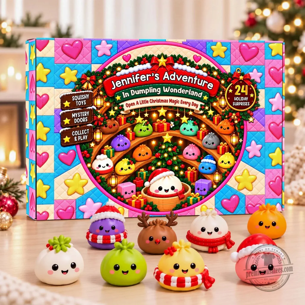 Christmas Dumpling Squishy Advent Calendar Holiday Surprise Toys for Kids Christmas Dumpling Squishy Advent Calendar Holiday Surprise Toys for Kids 2D