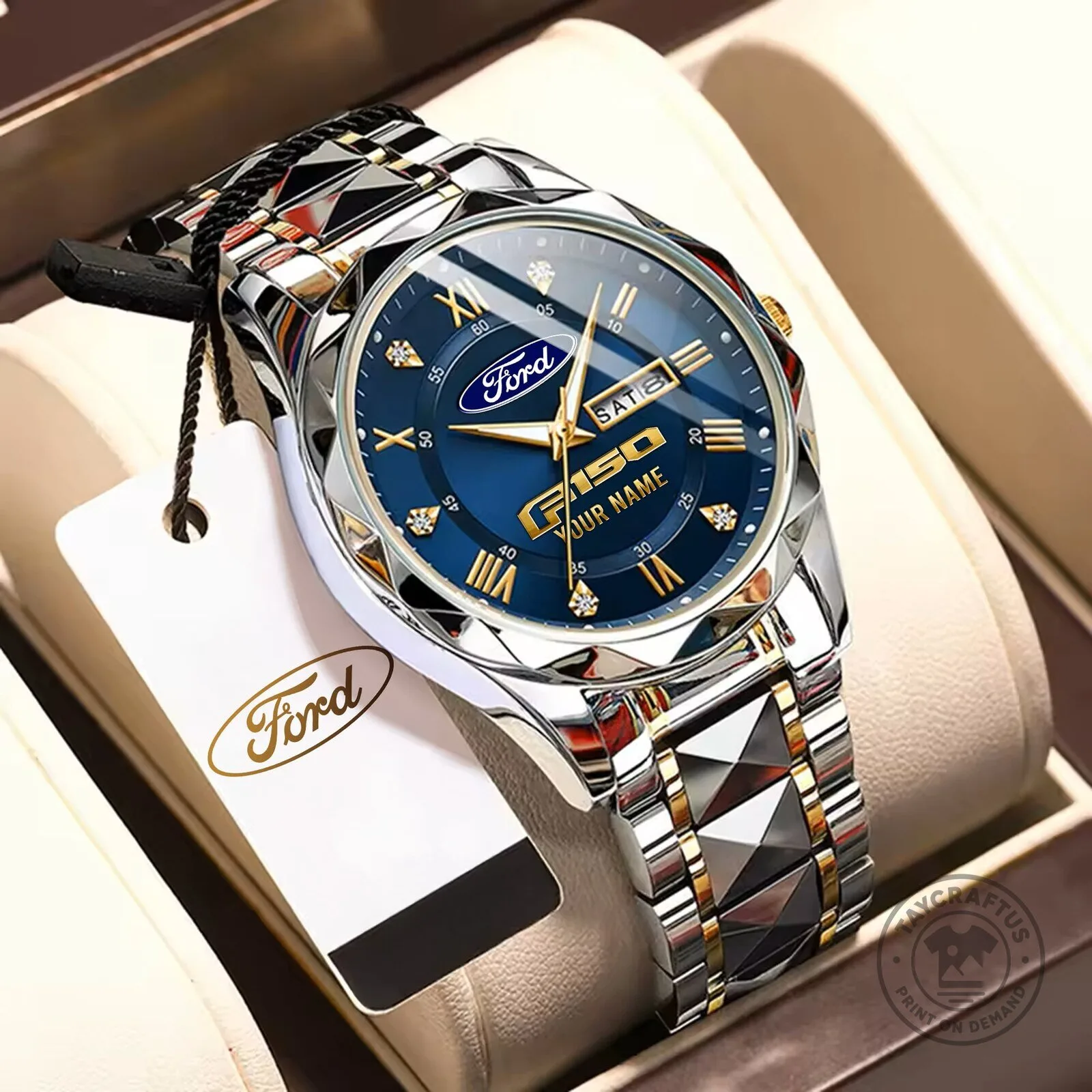 Ford F-150 Custom Name Elegant Fashion Design Watch