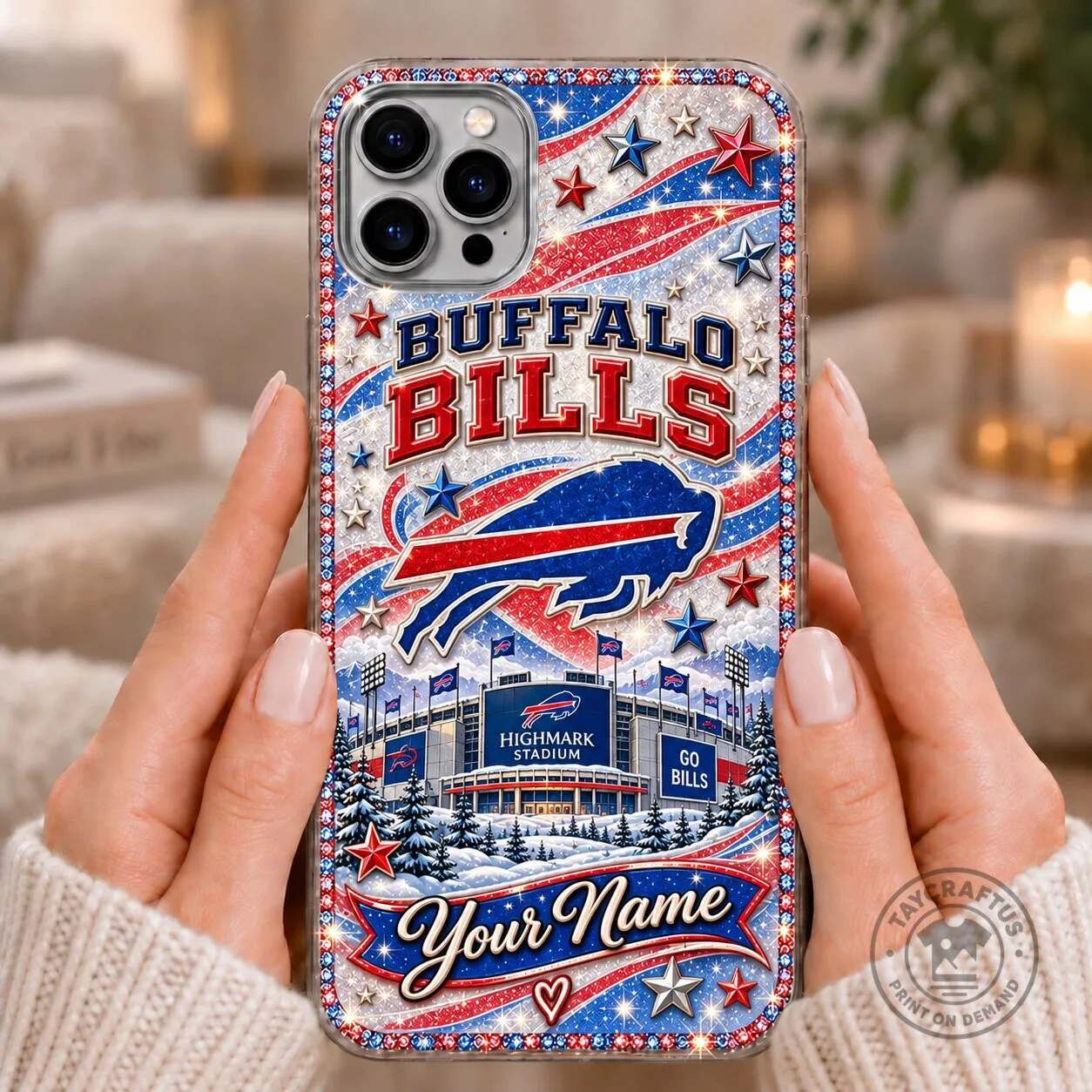 Buffalo Bills National Football League Highmark Stadium Custom Name Phone Case 1 Buffalo Bills National Football League Highmark Stadium Custom Name Phone Case