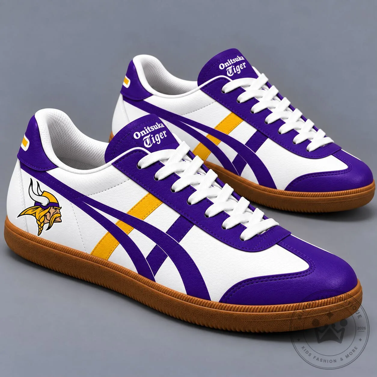 Minnesota Vikings NFL Team Pride Onitsuka Tiger Shoes for Football Fans 4 Minnesota Vikings NFL Team Pride Onitsuka Tiger Shoes for Football Fans