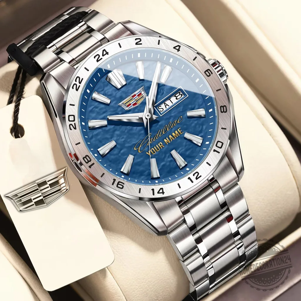 Cadillac Custom Name Stainless Steel Luxury Men's Wrist Watch 13 Cadillac Custom Name Stainless Steel Luxury Men's Wrist Watch