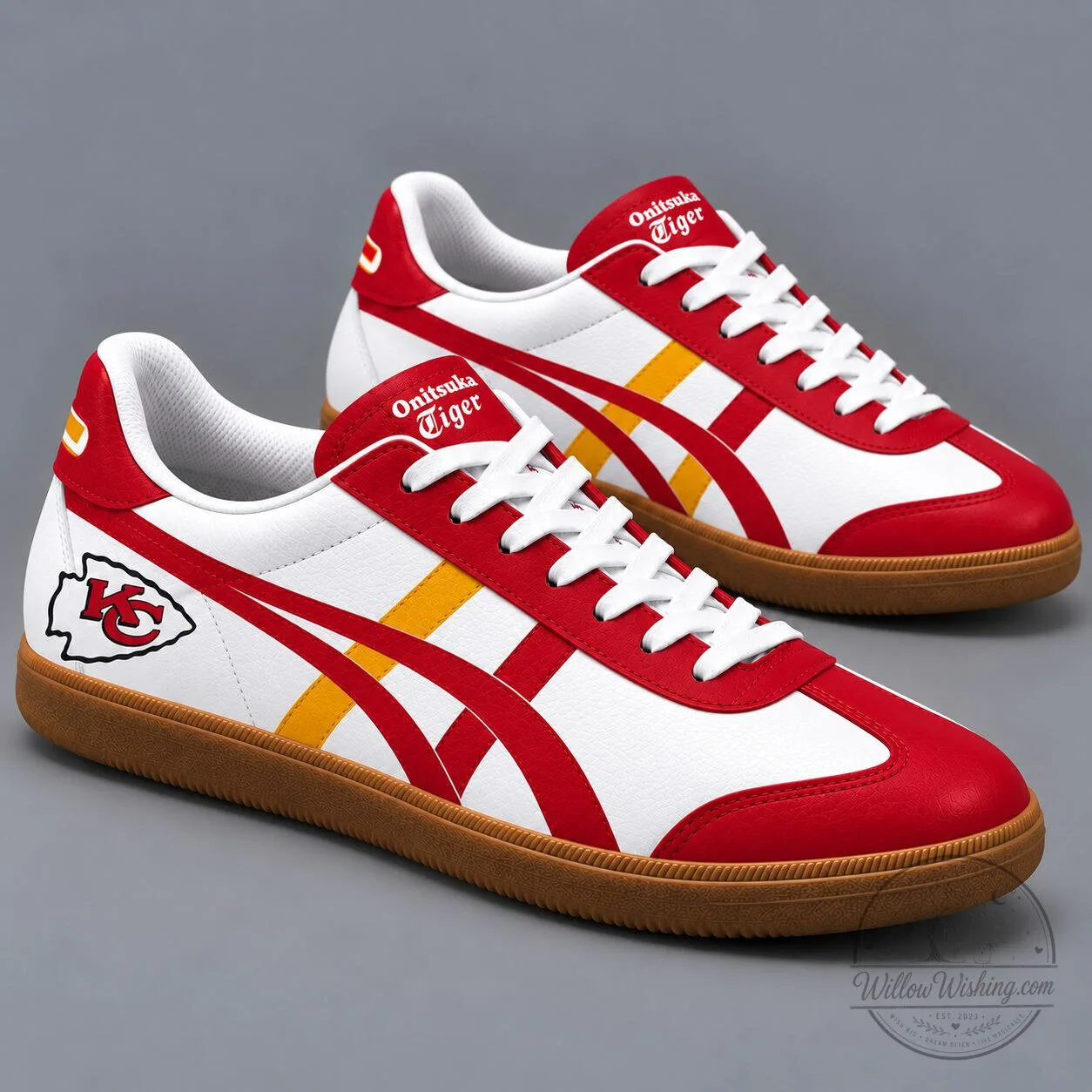 Kansas City Chiefs NFL Team Pride Onitsuka Tiger Sneakers Shoes