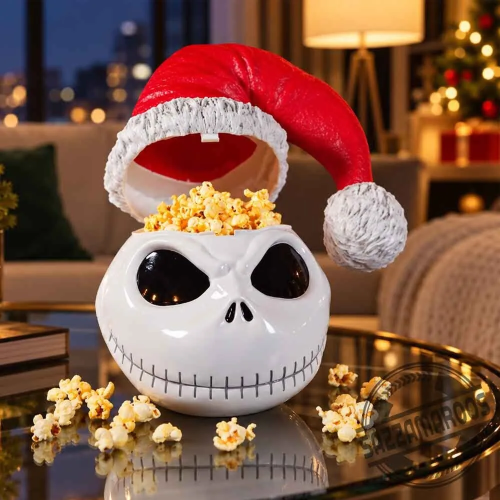 Jack Skellington Santa Hat Popcorn Bucket 2026 Special Edition 4 Jack Skellington Santa Hat Popcorn Bucket 2026 Special Edition