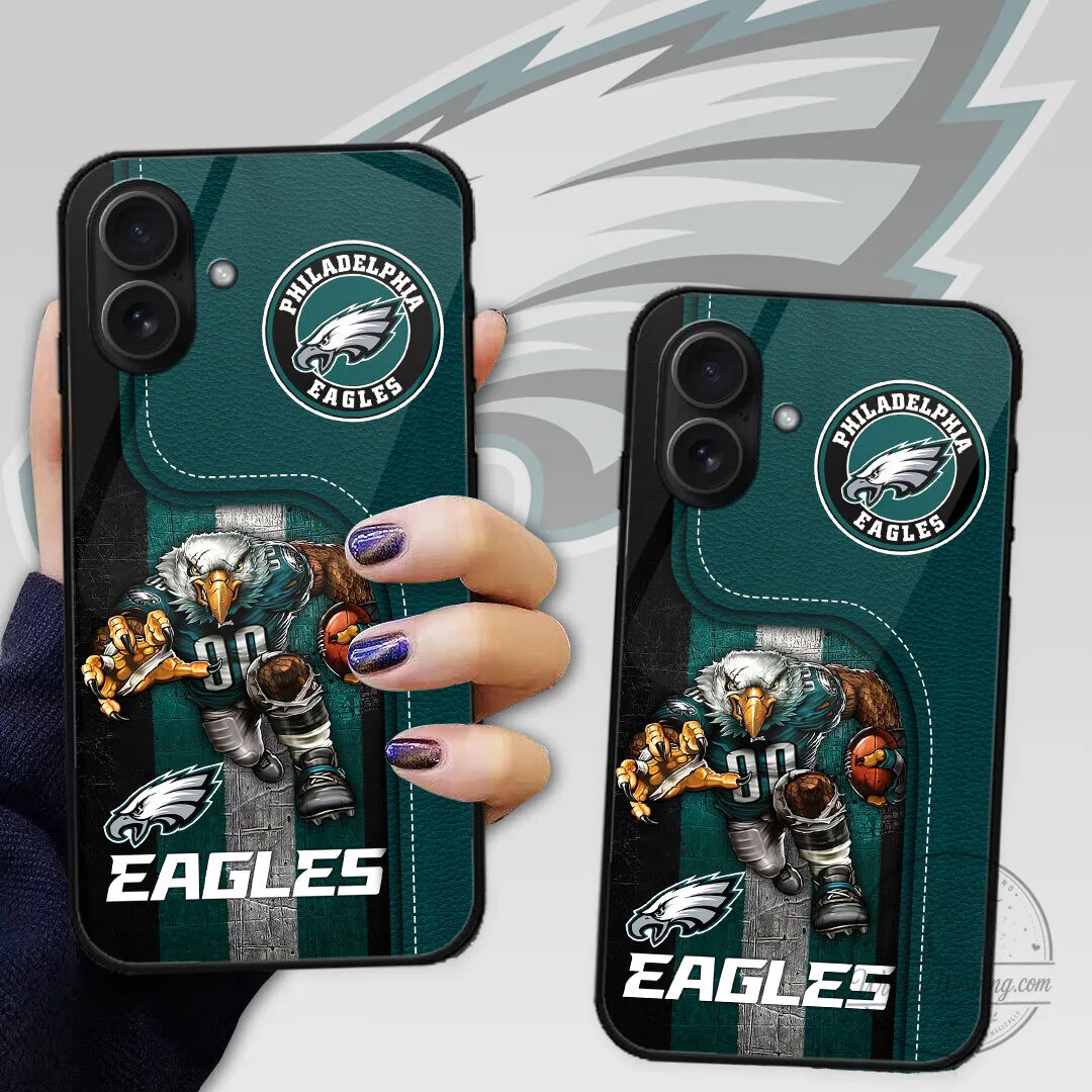 Philadelphia Eagles Football Team Mascot Design iPhone Phone Case