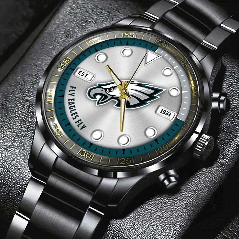 Philadelphia Eagles Fly Eagles Fly Stainless Steel Quartz Watch