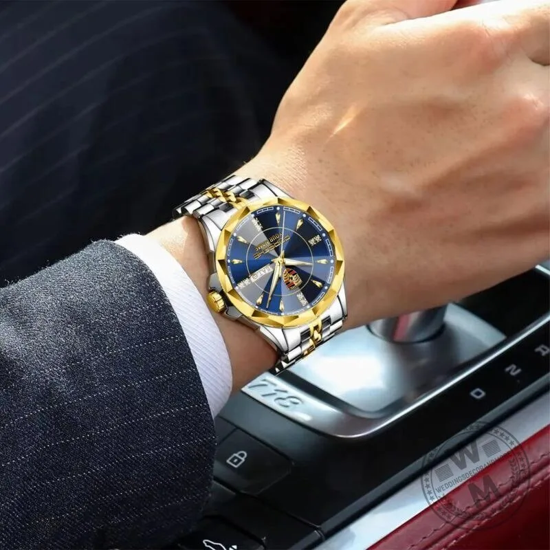 Porsche Custom Name Elegant Design Gold and Silver Stainless Steel Watch 20 Porsche Custom Name Elegant Design Gold and Silver Stainless Steel Watch