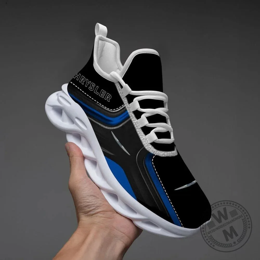 Chrysler Logo Custom Name Max Soul Shoes Running Sneakers
