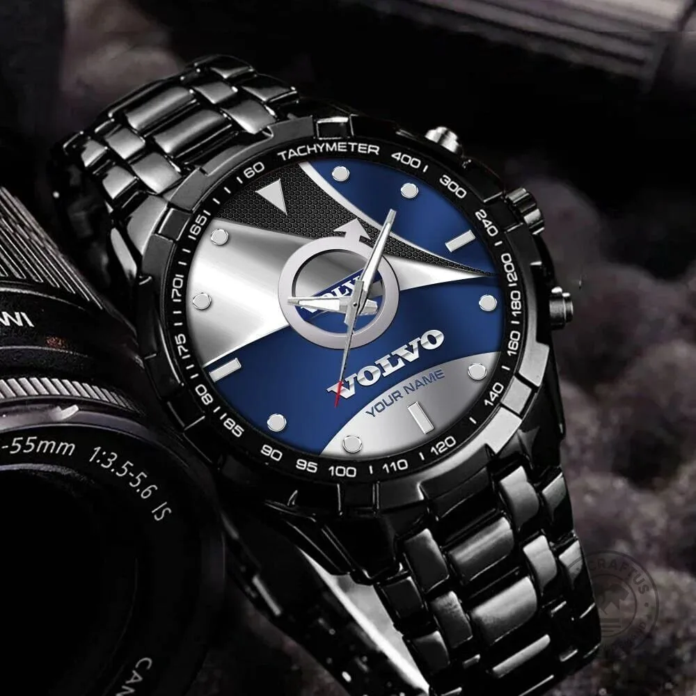 Elegant Stainless Steel Watch with Custom Name Design by Volvo 7 Elegant Stainless Steel Watch with Custom Name Design by Volvo