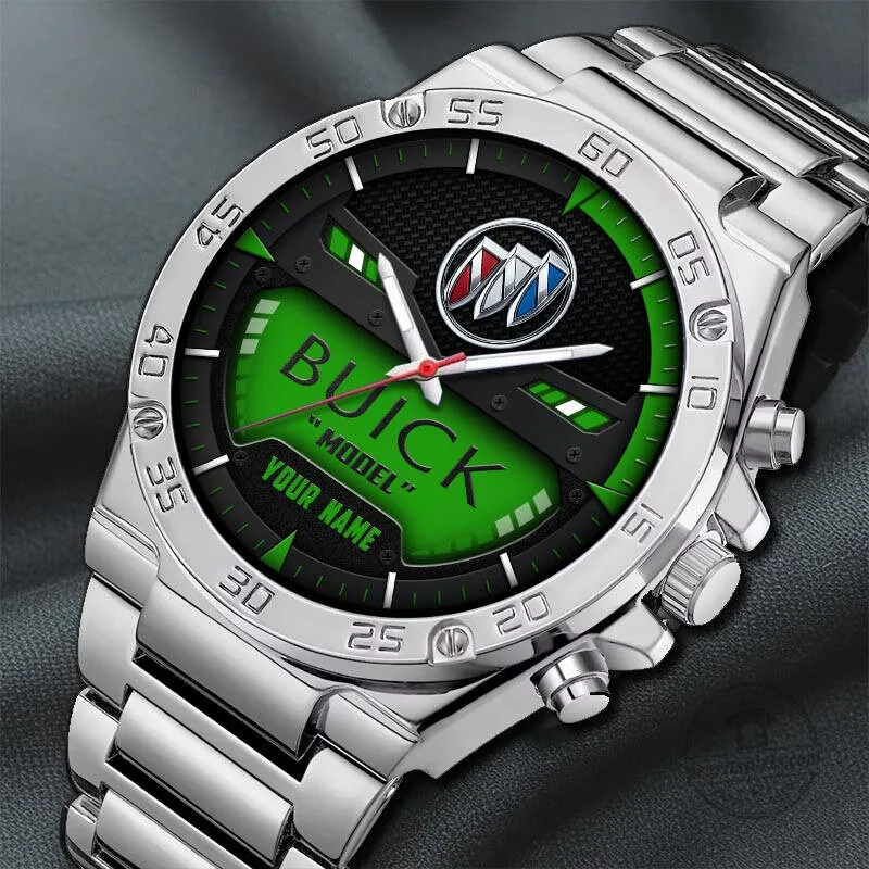 Buick Car Logo Custom Name Elegant Fashion Design Watch 19 Buick Car Logo Custom Name Elegant Fashion Design Watch