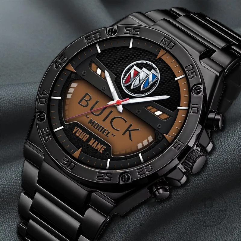 Buick Car Logo Custom Name Elegant Fashion Design Watch 23 Buick Car Logo Custom Name Elegant Fashion Design Watch