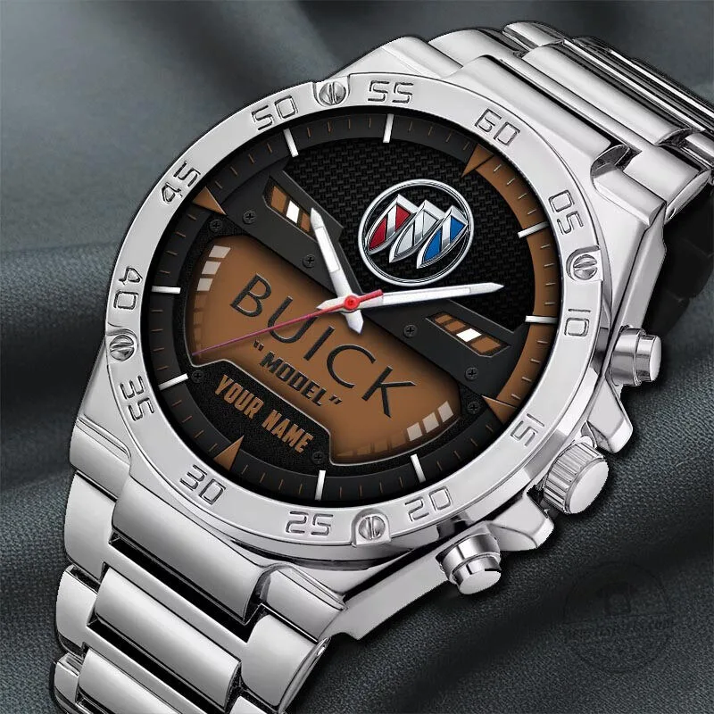 Buick Car Logo Custom Name Elegant Fashion Design Watch 24 Buick Car Logo Custom Name Elegant Fashion Design Watch