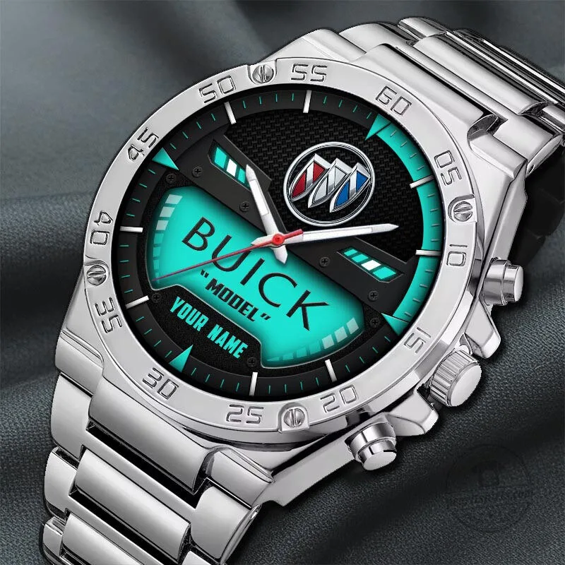 Buick Car Logo Custom Name Elegant Fashion Design Watch 25 Buick Car Logo Custom Name Elegant Fashion Design Watch