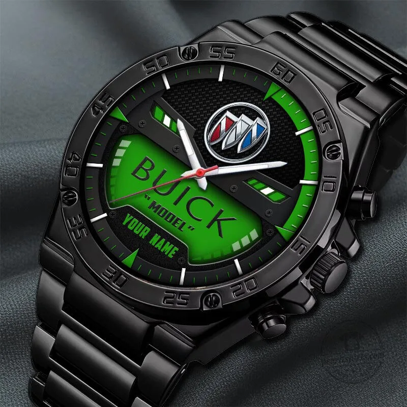 Buick Car Logo Custom Name Elegant Fashion Design Watch 26 Buick Car Logo Custom Name Elegant Fashion Design Watch