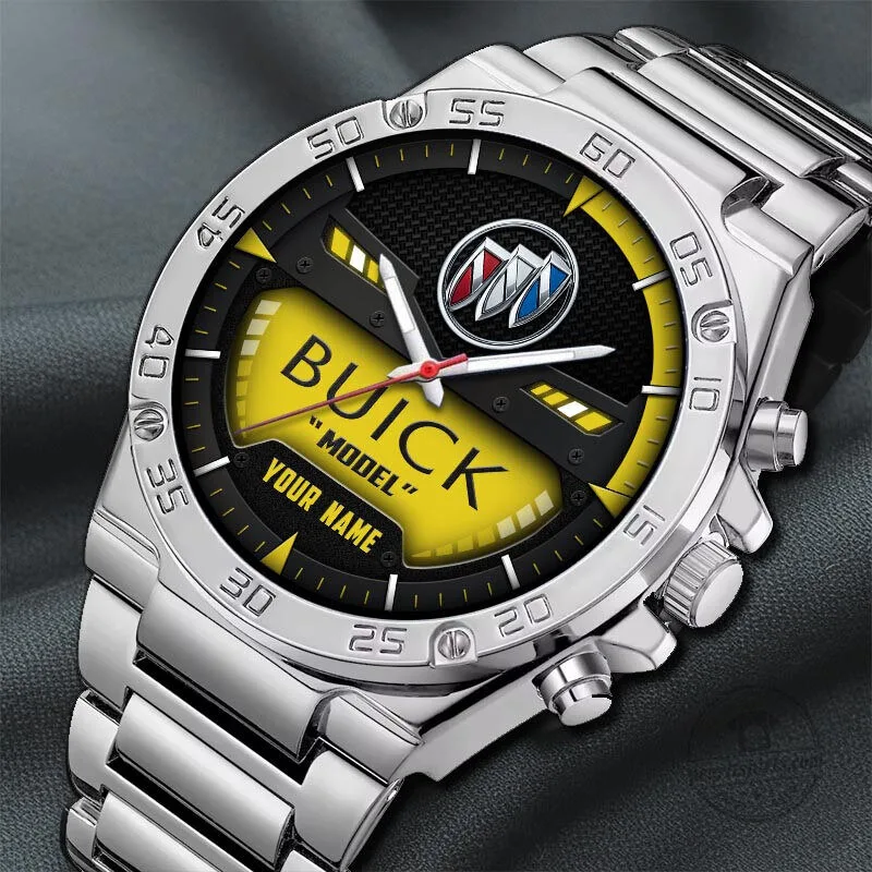Buick Car Logo Custom Name Elegant Fashion Design Watch 31 Buick Car Logo Custom Name Elegant Fashion Design Watch