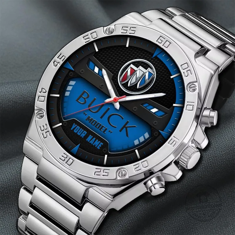 Buick Car Logo Custom Name Elegant Fashion Design Watch 32 Buick Car Logo Custom Name Elegant Fashion Design Watch