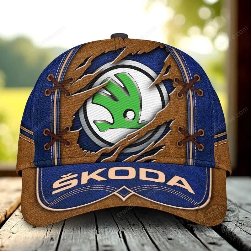 Skoda Auto Car Logo Ripped Denim Style Baseball Cap Hat 10 Skoda Auto Car Logo Ripped Denim Style Baseball Cap Hat