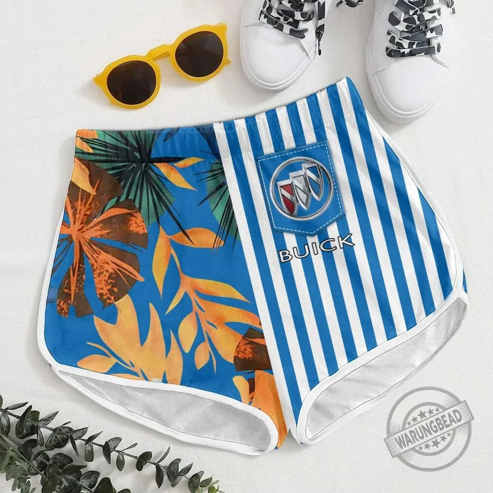 Buick Car Logo Tropical Stripes Summer Hawaiian Shirt 12 Buick Car Logo Tropical Stripes Summer Hawaiian Shirt