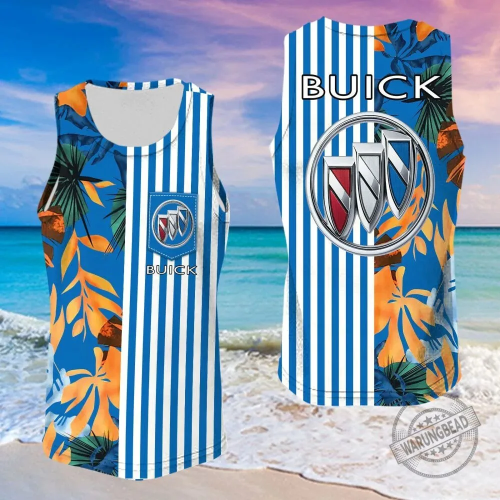 Buick Car Logo Tropical Stripes Summer Hawaiian Shirt 16 Buick Car Logo Tropical Stripes Summer Hawaiian Shirt