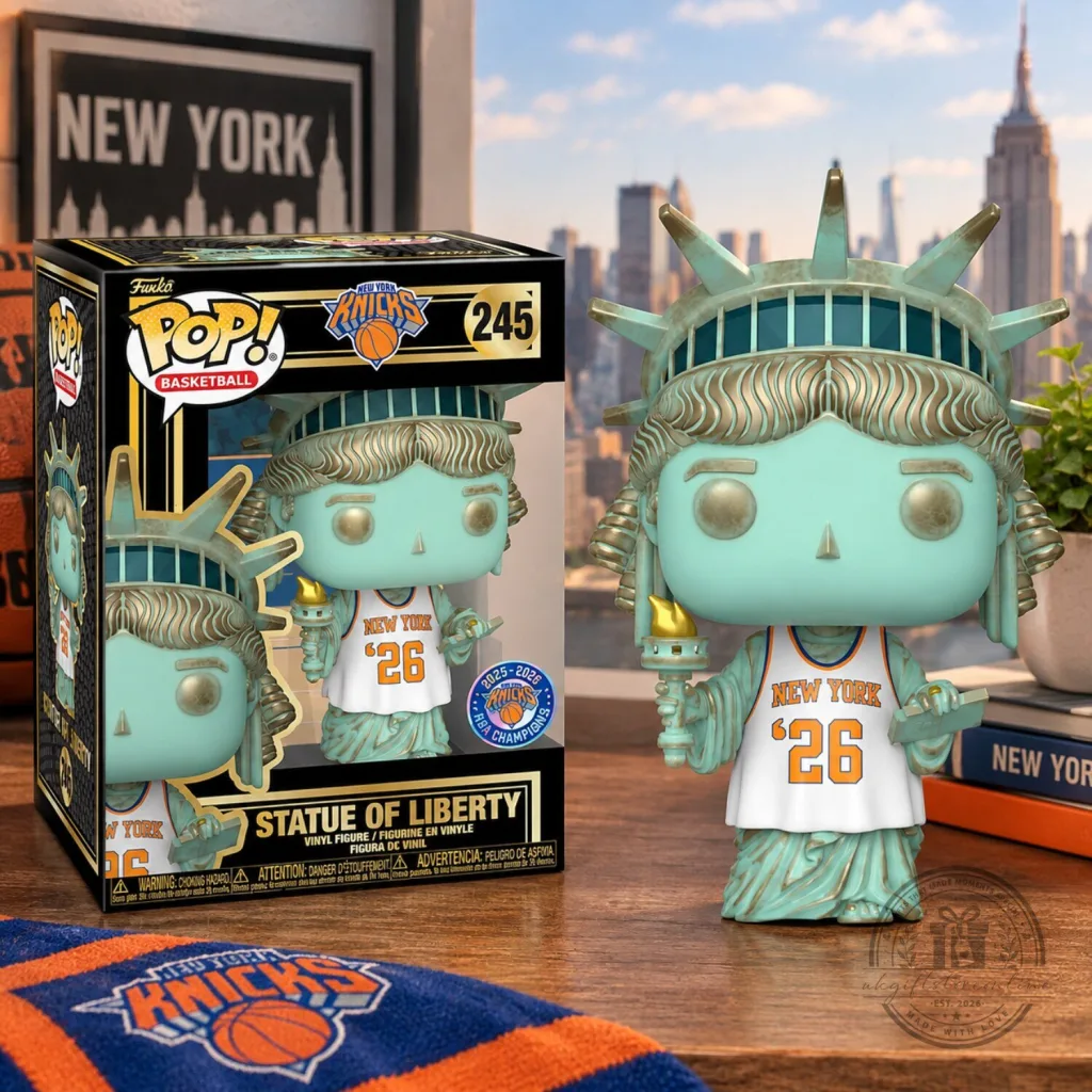 Funko Pop! Statue of Liberty New York Knicks Vinyl Figure 2026 NBA Basketball Collectible Funko Pop! Statue of Liberty New York Knicks Vinyl Figure 2026 NBA Basketball Collectible