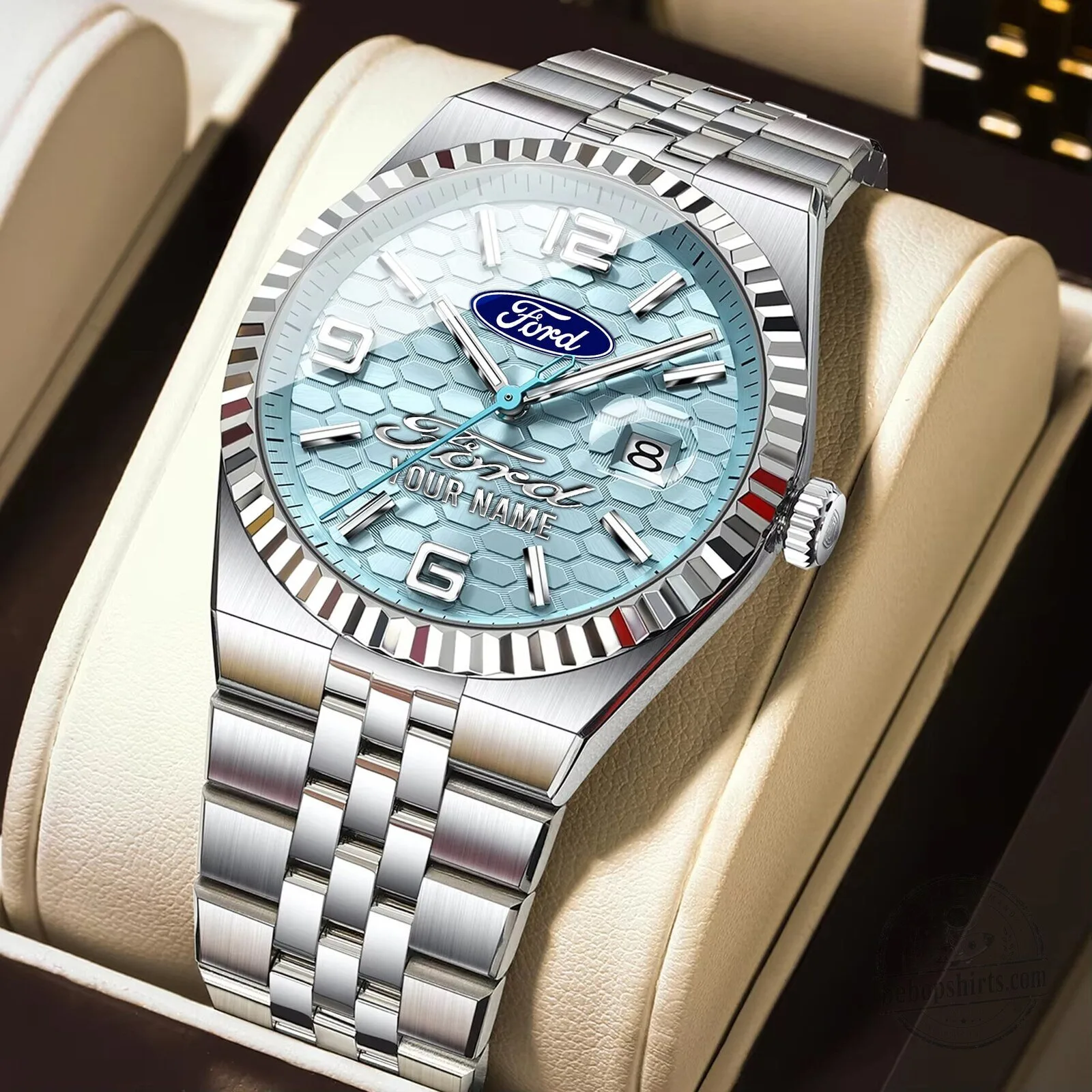 Ford Motor Company Custom Name Elegant Fashion Design Watch for Men