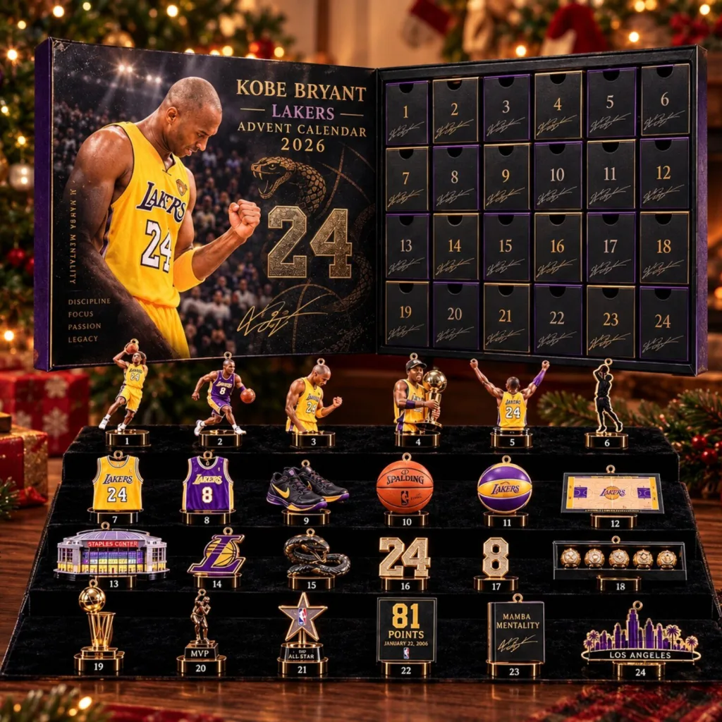 Kobe Bryant Lakers Advent Calendar Christmas 2026 Kobe Bryant Lakers Advent Calendar Christmas 2026