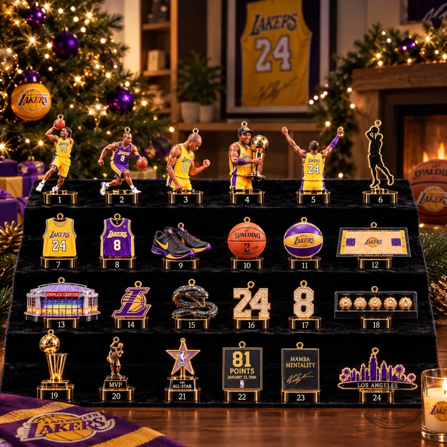 Kobe Bryant Lakers Advent Calendar Christmas 2026 3 Kobe Bryant Lakers Advent Calendar Christmas 2026