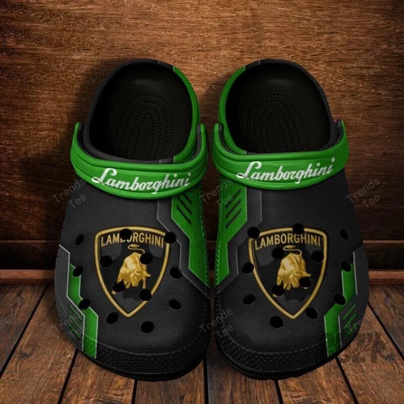 Lamborghini Red Black Luxury Car Logo Classic Crocs Shoes 15 Lamborghini Red Black Luxury Car Logo Classic Crocs Shoes