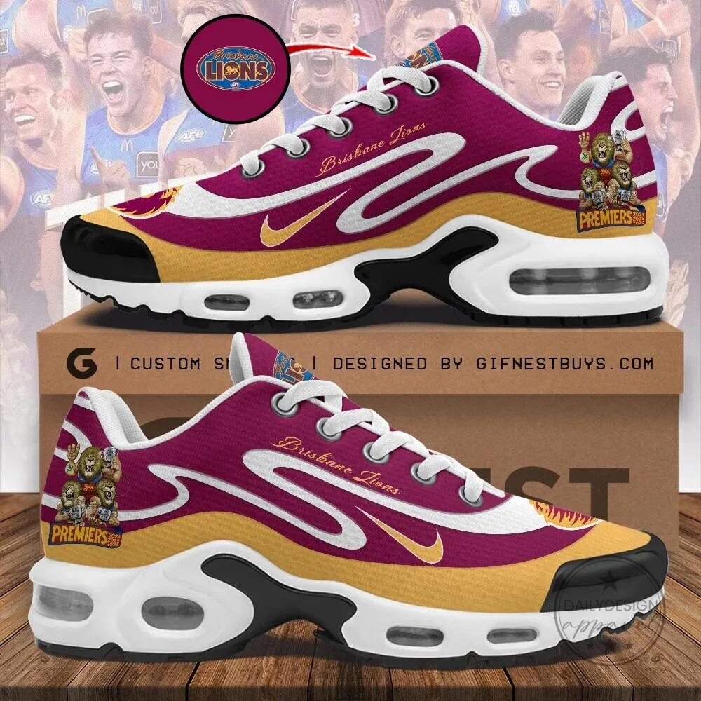 Brisbane Lions Australian Football League Premiers Custom Sneakers Shoes