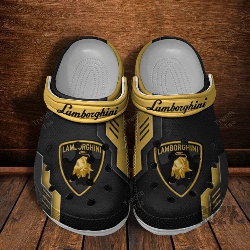 Lamborghini Red Black Luxury Car Logo Classic Crocs Shoes 18 Lamborghini Red Black Luxury Car Logo Classic Crocs Shoes