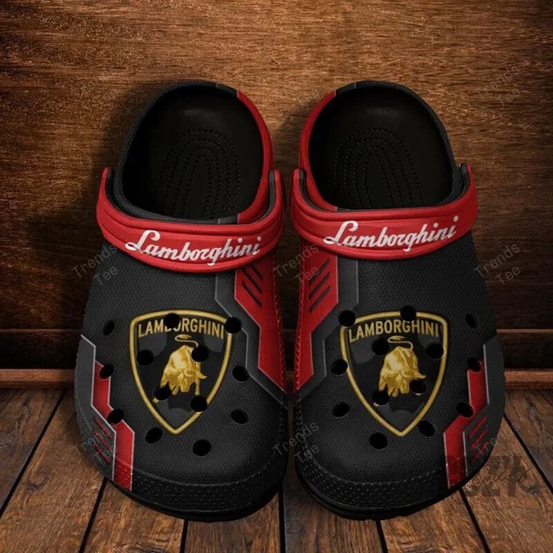Lamborghini Red Black Luxury Car Logo Classic Crocs Shoes 21 Lamborghini Red Black Luxury Car Logo Classic Crocs Shoes
