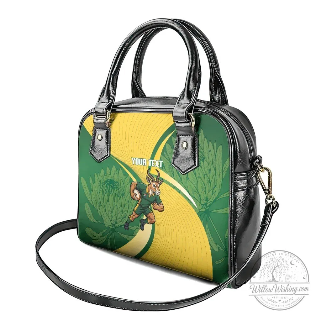South Africa Springboks Rugby Mascot Custom Shoulder Handbag for Women 11 South Africa Springboks Rugby Mascot Custom Shoulder Handbag for Women