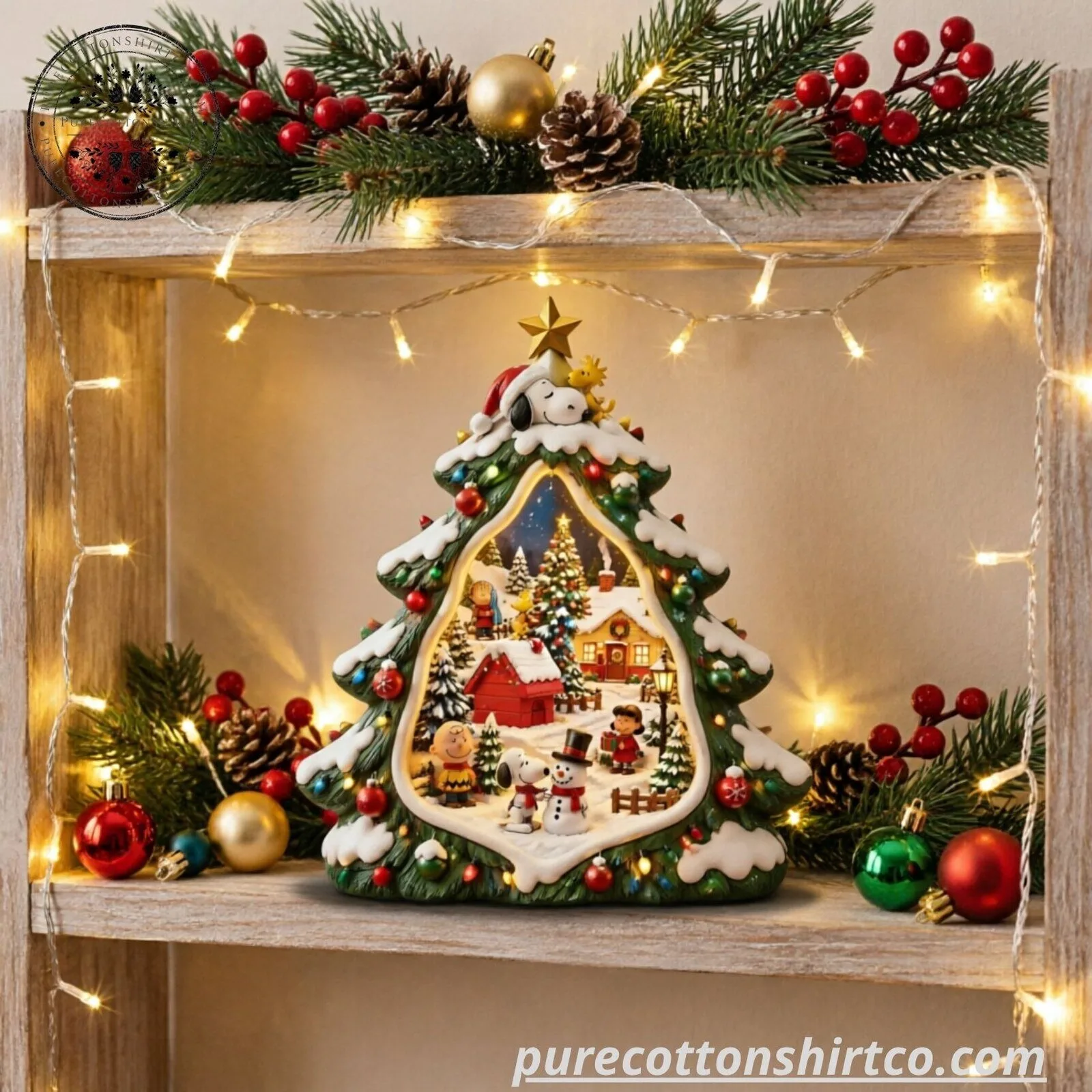 "Top 2026 Christmas Must-Haves: Snoopy Lamp, Advent Calendars & More" 2 Snoopy Christmas Tree LED Lamp 2026 – Tabletop Decor