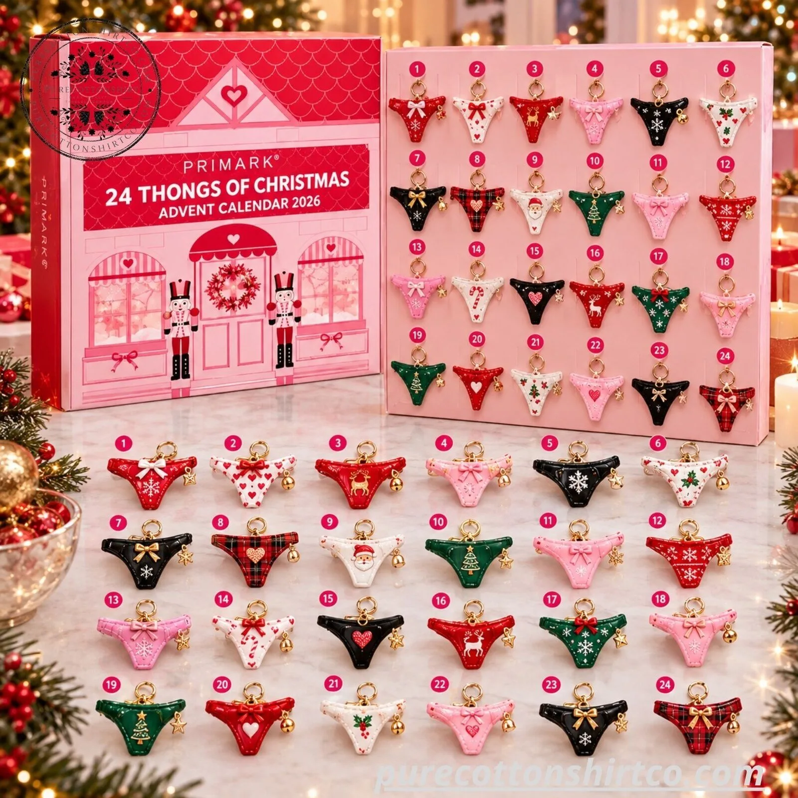 Primark 24 Thongs of Christmas Advent Calendar Special Edition
