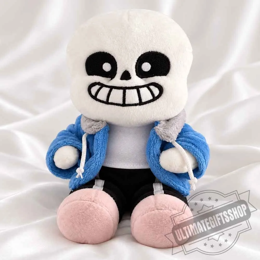 Undertale Sans Plush Toy – My Chuddie Sans Blue Hoodie Stuffed Doll 3 Undertale Sans Plush Toy – My Chuddie Sans Blue Hoodie Stuffed Doll