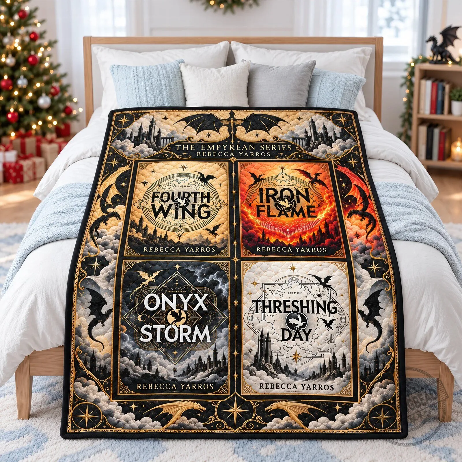 Rebecca Yarros The Empyrean Series Fourth Wing Iron Flame Onyx Storm Threshing Day Blanket 7 Rebecca Yarros The Empyrean Series Fourth Wing Iron Flame Onyx Storm Threshing Day Blanket